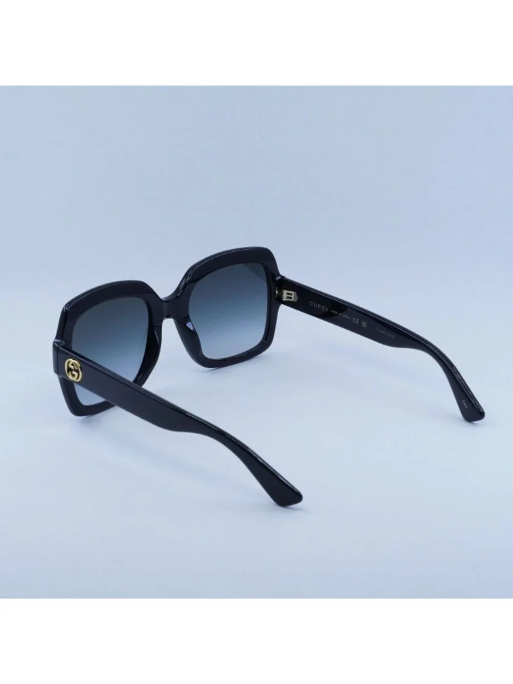 Gucci GG0036SN 001 Sunglasses Black Square Frame, Grey Lenses